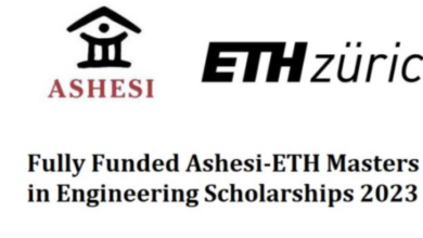 Potpuno financirane Ashesi-ETH stipendije za magisterij u inženjerstvu 2023